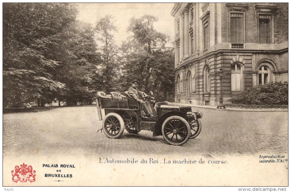 BELGIQUE - BRUXELLES  - Palais Royal - L'Automobile Du Roi - La Machine De Course. - Turismo