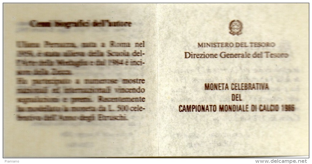 PIA - ITALIA - 1986 : Moneta Da £ 500 In Astuccio - Edizione Zecca -  Bella  VARIETA´ !!!!! - Jahressets & Polierte Platten