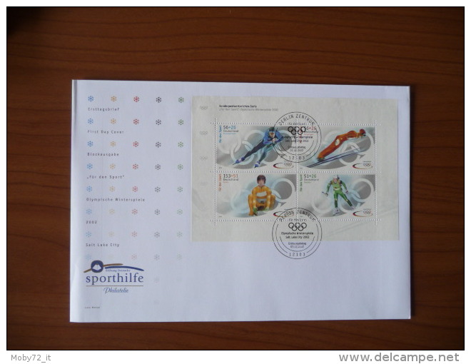 Germania - Serie Completa FDC Olimpiadi 2002 (m225b) - Winter 2006: Turin