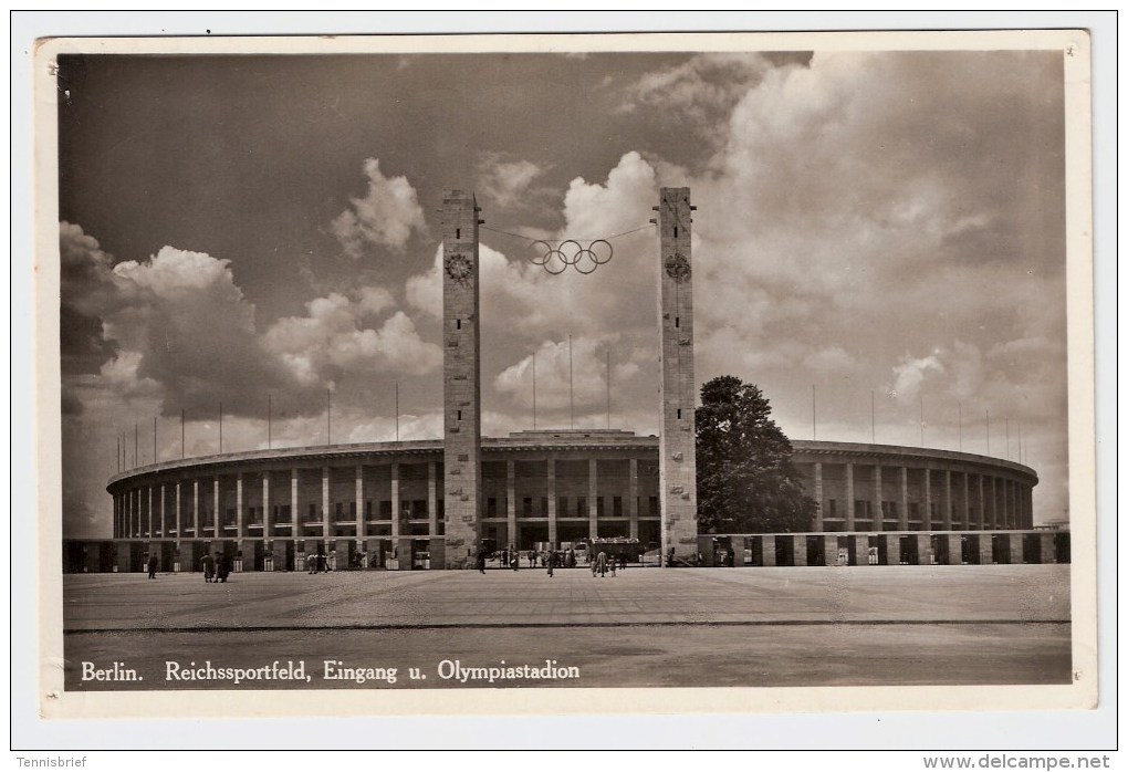 Olympiade 1936, Eingang Stadion,  # 1656 - Verano 1936: Berlin
