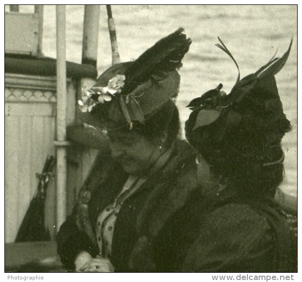 Italie Capri Vue Du Cap De L'Ile Ancienne Stereo Photo Stereoscope Possemiers 1910 - Stereoscopic