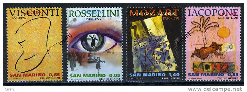 2006 - SAINT-MARIN - SAN MARINO -Sass. 2118/21 - NH - New Mint - Neufs