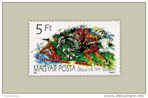 Hungary 1989. Pentathlon Stamp MNH (**) Michel: 4040 / 0.60 EUR - Ungebraucht