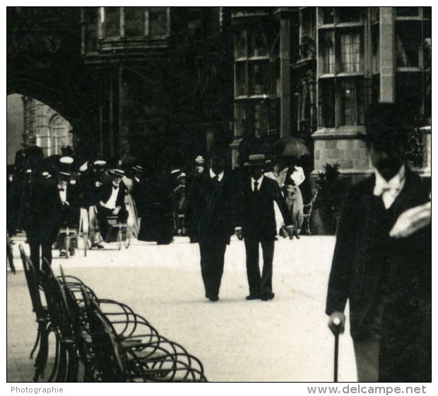 France Paris Exposition Universelle Rue Des Nations Ancienne Photo Stereoscope SIP 1900 - Stereoscopic