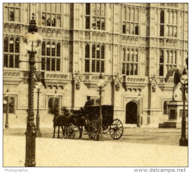 Royaume Uni Londres Maison Du Parlement Ancienne Photo Stereoscope York 1860 - Photos Stéréoscopiques