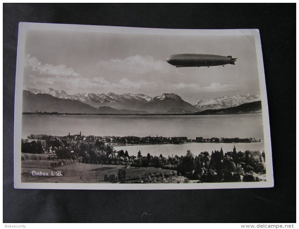 == Zeppelin Am Bodensee  Alte Foto AK  * - Aeronaves