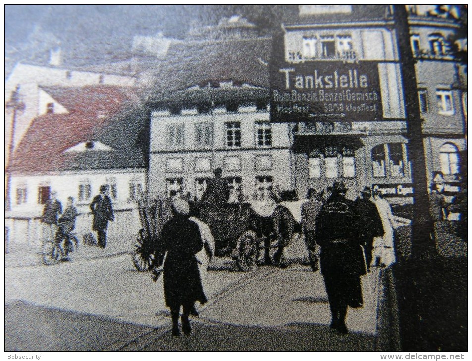 == Greiz AK Ca. 1930 Mit Tankstellen Reklame - Greiz