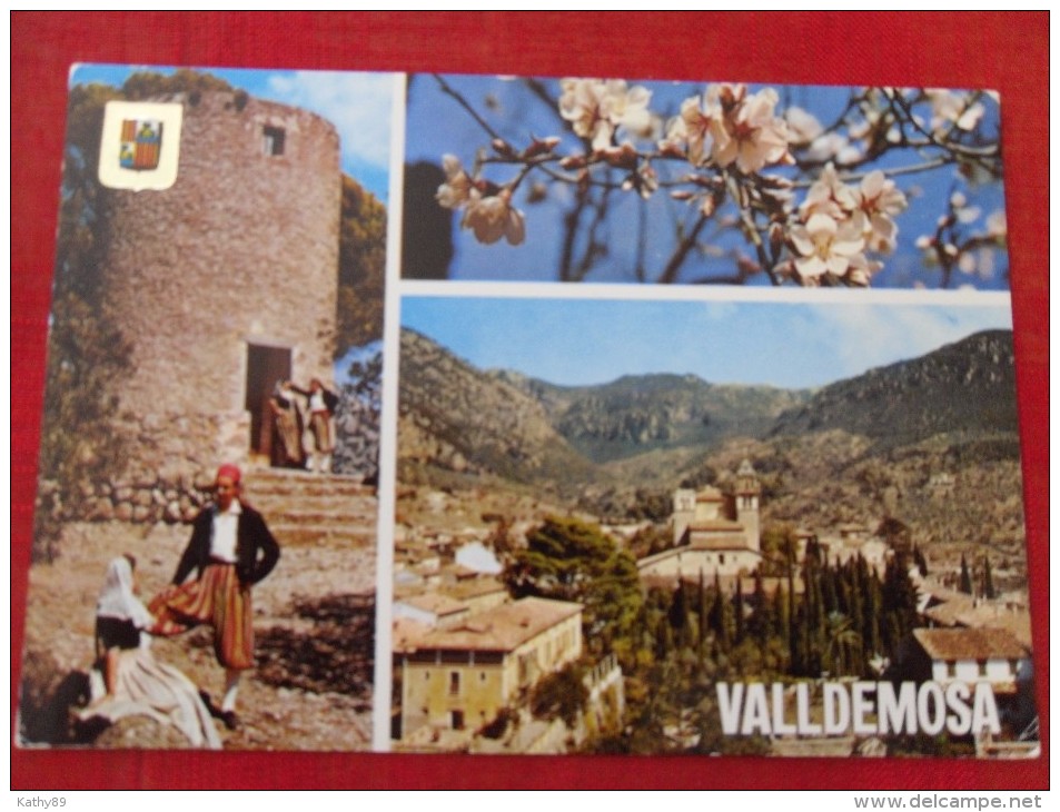 ESPAGNE Valledemosa (ile De Majorque Ou Mallorca) Carte Timbrée - Costumi