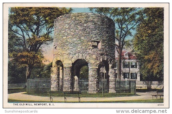 The Old Mill Newport Rhode Island 1928 - Newport