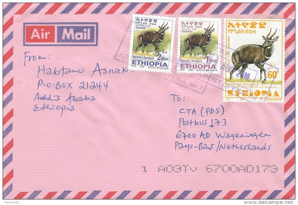 Ethiopia 2010 Arada 7 Bushbuck Cover - Ethiopië