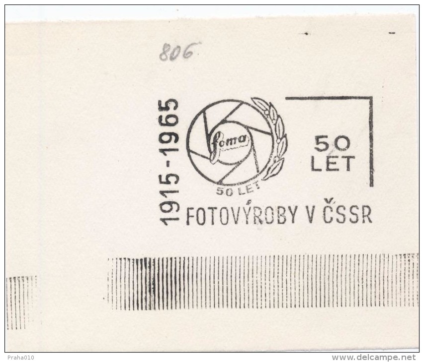 J2104 - Czechoslovakia (1945-79) Control Imprint Stamp Machine (R!): 50 Years Of Photo Production; In Czechoslovakia - Prove E Ristampe