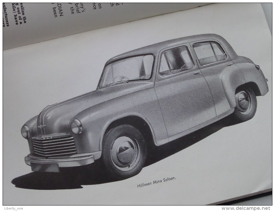 The HILLMAN MINX OWNER'S HANDBOOK Mark III - A Product Of The Rootes Group - Anno 1949 ( Zie Foto´s Voor Details ) - Voitures