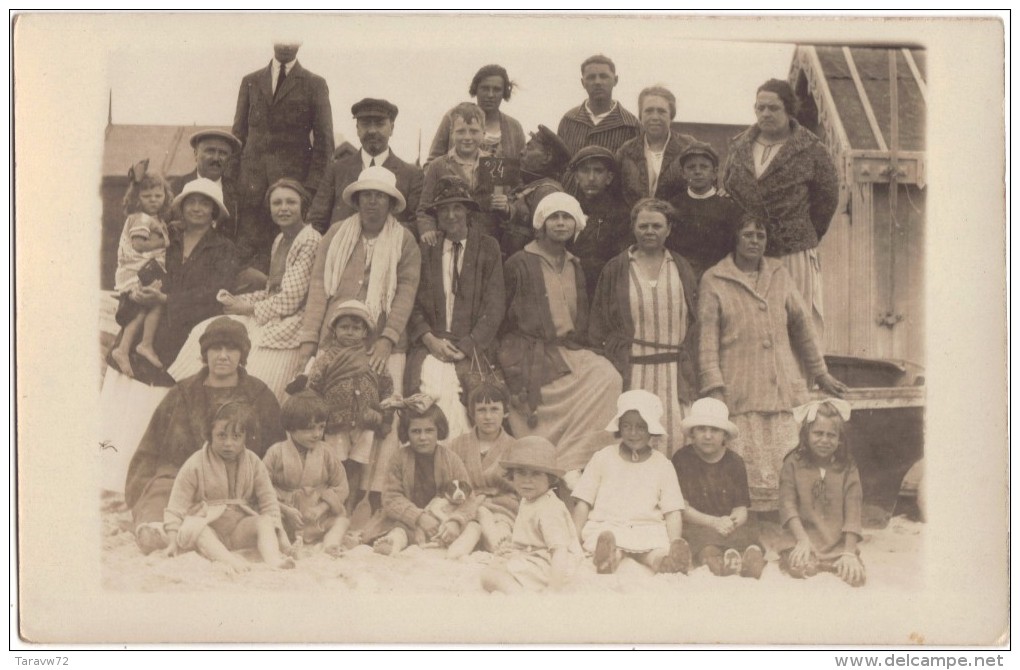 BERCK PLAGE / CARTE PHOTO 1924 - Berck