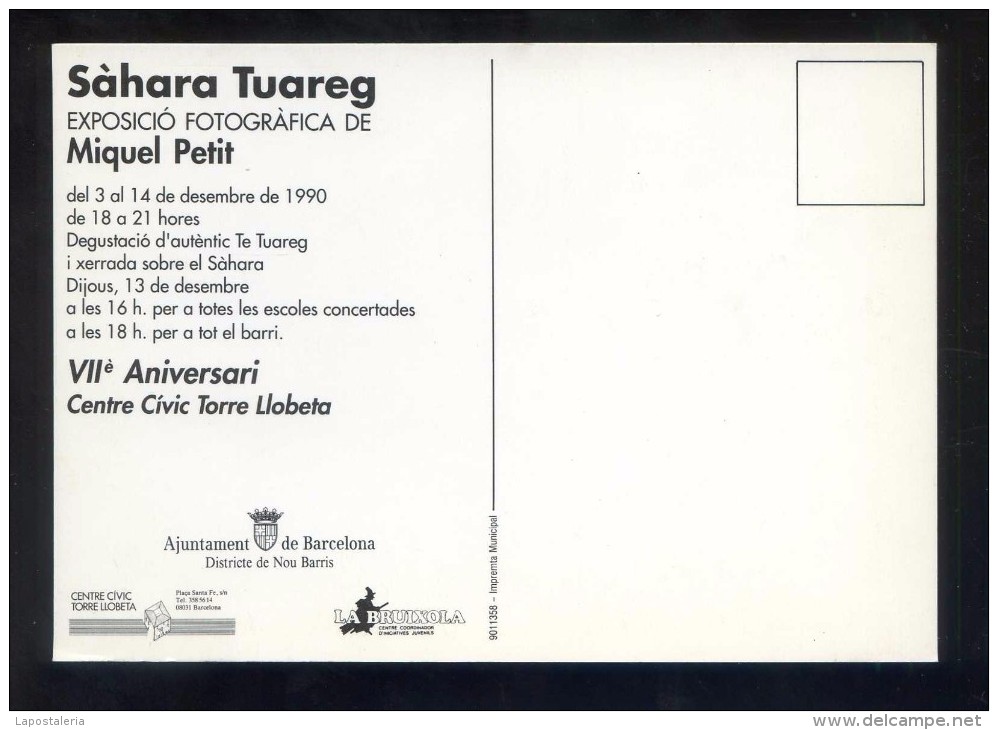 *Miquel Petit - Sàhara Tuareg* Barcelona 1990. Nueva. - Exposiciones