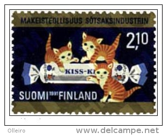 Finlandia - Finland 1991 100 Anniv. Finnish Candy Industries 1v Complete Set ** MNH - Unused Stamps