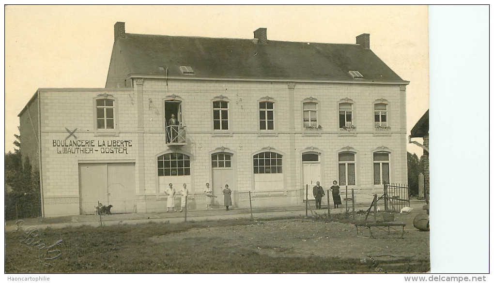 Mettet ? Carte Photo Boulangerie La Liberté  Wautier Goster - Other & Unclassified