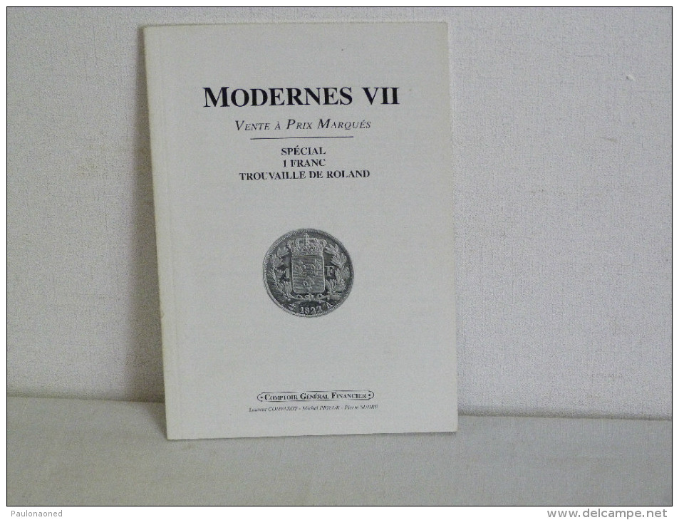 CATALOGUE DE VENTE A PRIX MARQUES.  MODERNES VII. COMPTOIR GENERAL FINANCIER. MICHEL PRIEUR. - Books & Software