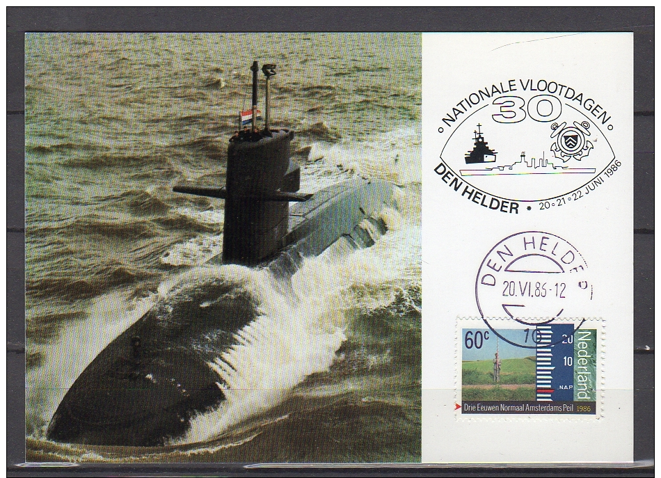 Nationale Vlootdagen Submarine 1986 (ai1) - Briefe U. Dokumente