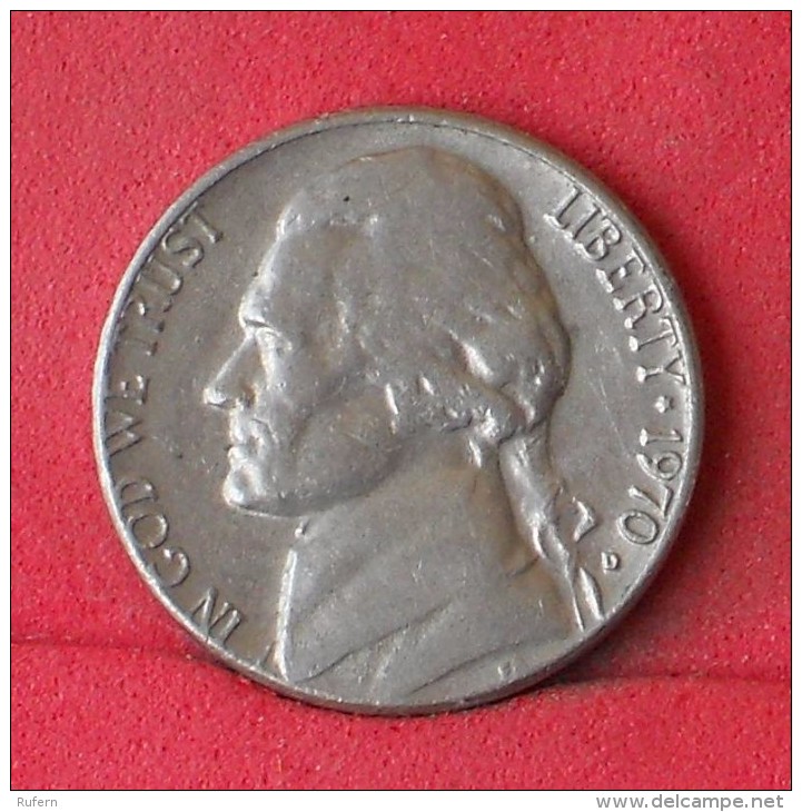 USA  5  CENTS  1970 D   KM# A192  -    (Nº11984) - 1938-…: Jefferson