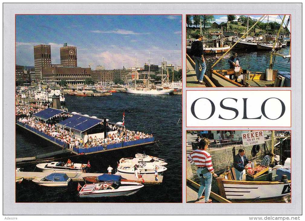 OSLO - Mehrbilderkarte 1995 Sondermarke - Norwegen