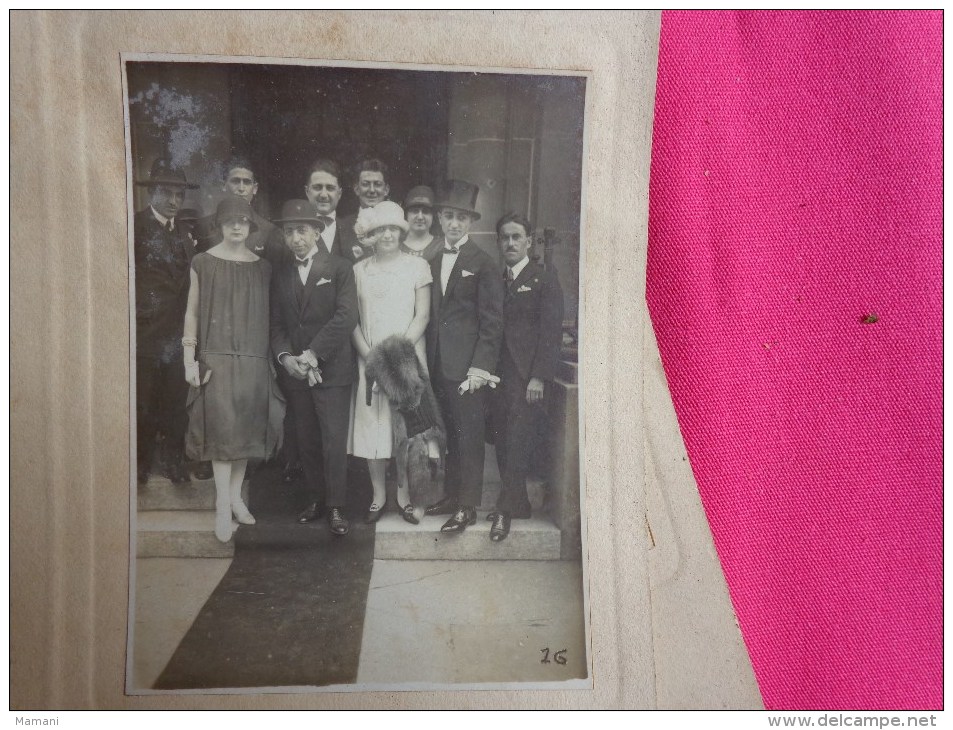 album de photos mariage photographe la parisienne r.lohy paris- --belle toilette-chapeau)epoque a identifier