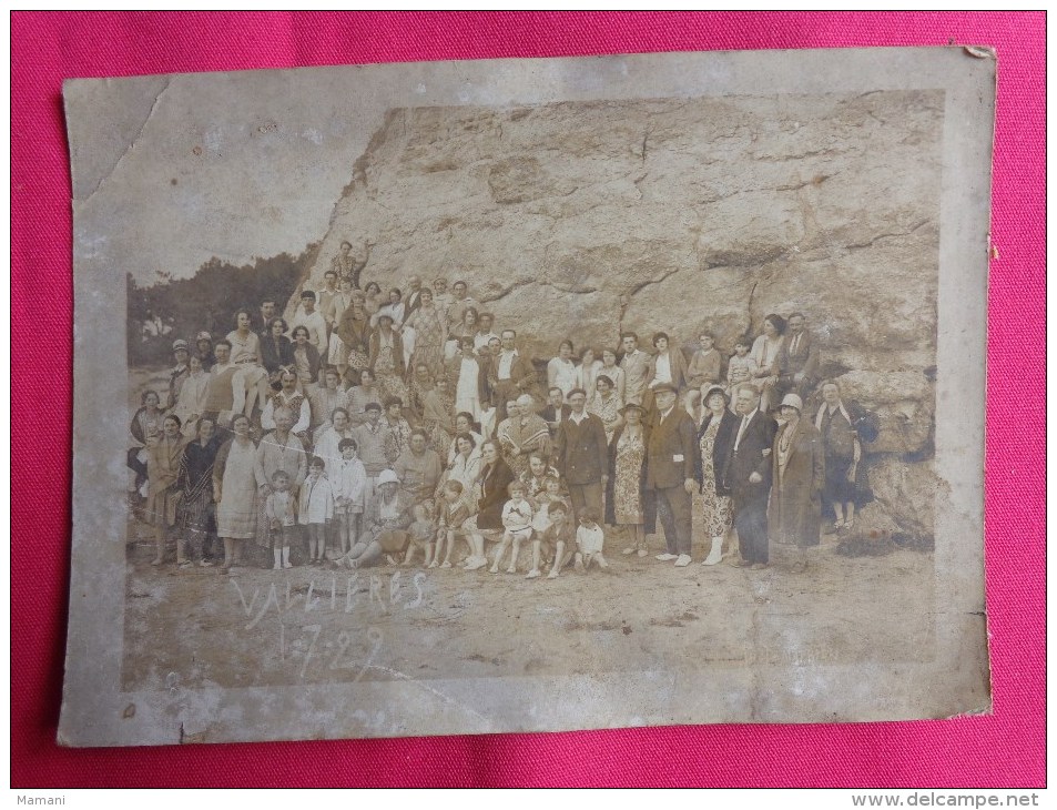 Photo A Identifier De Groupes (famille) A Vallieres Jura 16x14cm- - Personnes Anonymes