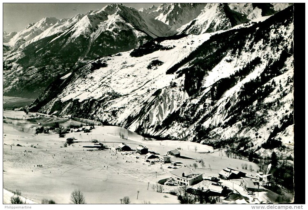 73 - En Avion Au Dessus De...St François Longchamp : Vue Générale Et Massif De Belledonne - Autres & Non Classés