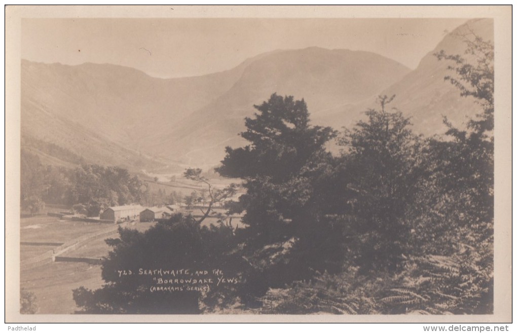 POSTCARD SEATHWAITE AND THE BARROWDALE YEWS - Other & Unclassified