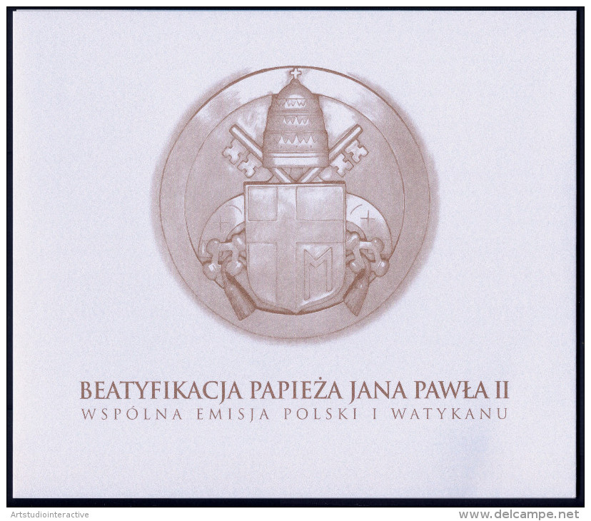 2011 POLONIA "BEATIFICAZIONE GIOVANNI PAOLO II" FOLDER - Booklets
