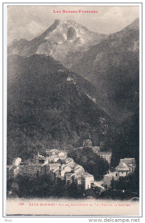 France Eaux-Bonnes, Pic De Ger, Les Basses-Pyrenees - Eaux Bonnes