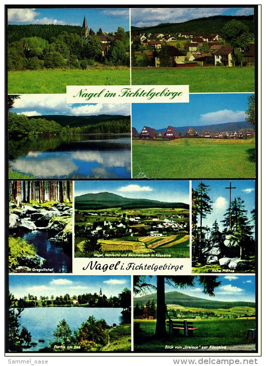 2 X Nagel / Fichtelgebirge  -  Mehrbild-Ansichtskarten Ca.1989    (4340) - Wunsiedel