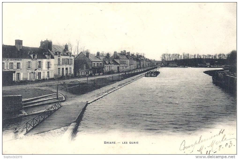 CENTRE - 45 - LOIRET -  BRIARE - Les Quais - Briare