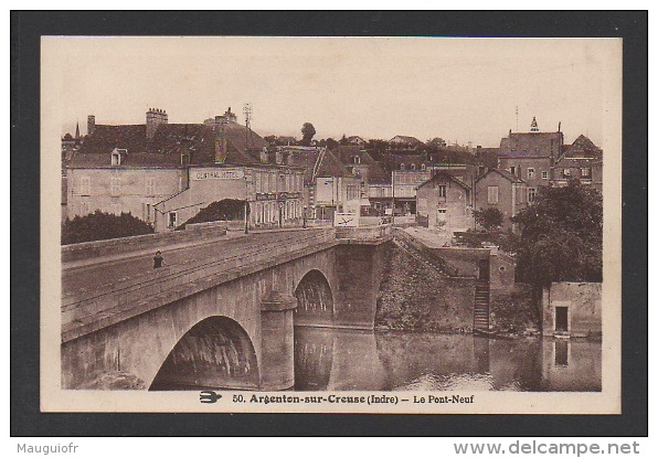 DF / 36 INDRE / ARGENTON-SUR-CREUSE / LE PONT-NEUF / LE CENTRAL HÔTEL - Autres & Non Classés