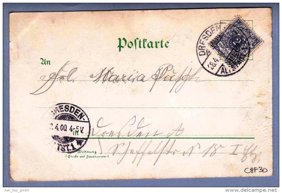 AK MOTIV Spruche Storch 1900-04-28 Litho #5212 - Contes, Fables & Légendes