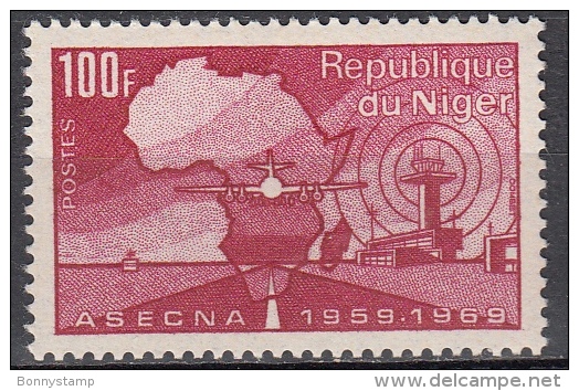Niger, 1969 - 100fr ASECNA - Nr.221 MNH** - Niger (1960-...)