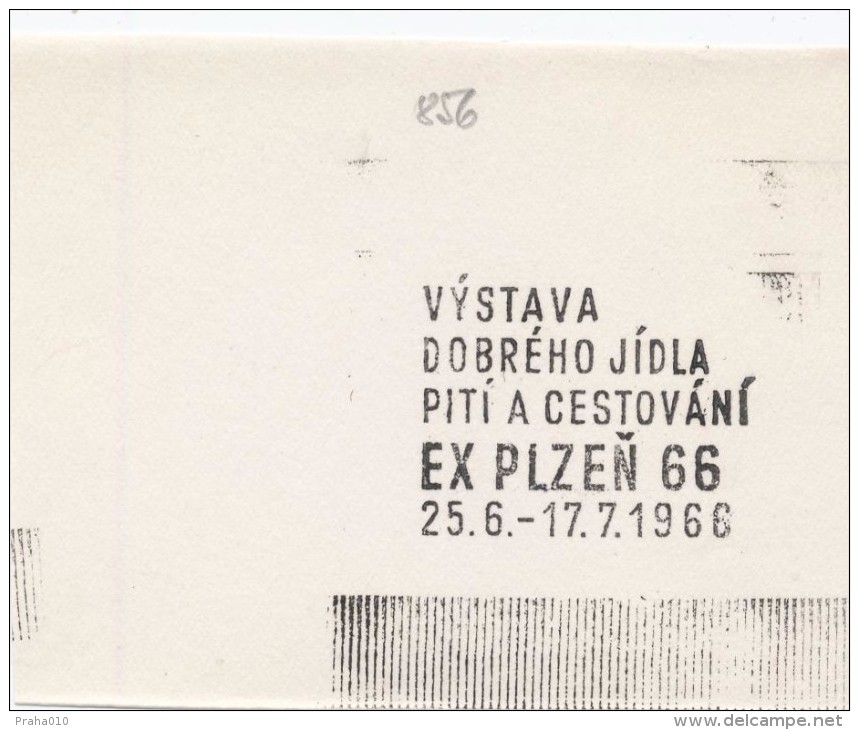 J2182 - Czechoslovakia (1945-79) Control Imprint Stamp Machine (R!): Exhibition Of Good Food, Drink And Travel EX PLZEN - Essais & Réimpressions