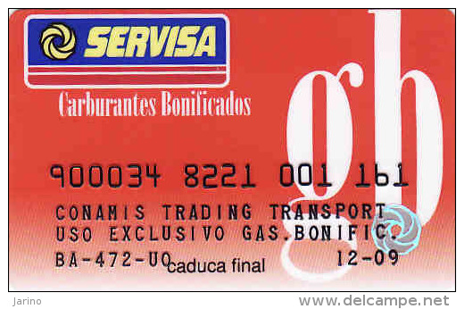 Spain Transport Servisa Card-magnetic + Carte D'essence, Carburantes Bonificados, Gas.bonific. Conamis Trading Transport - Moteurs