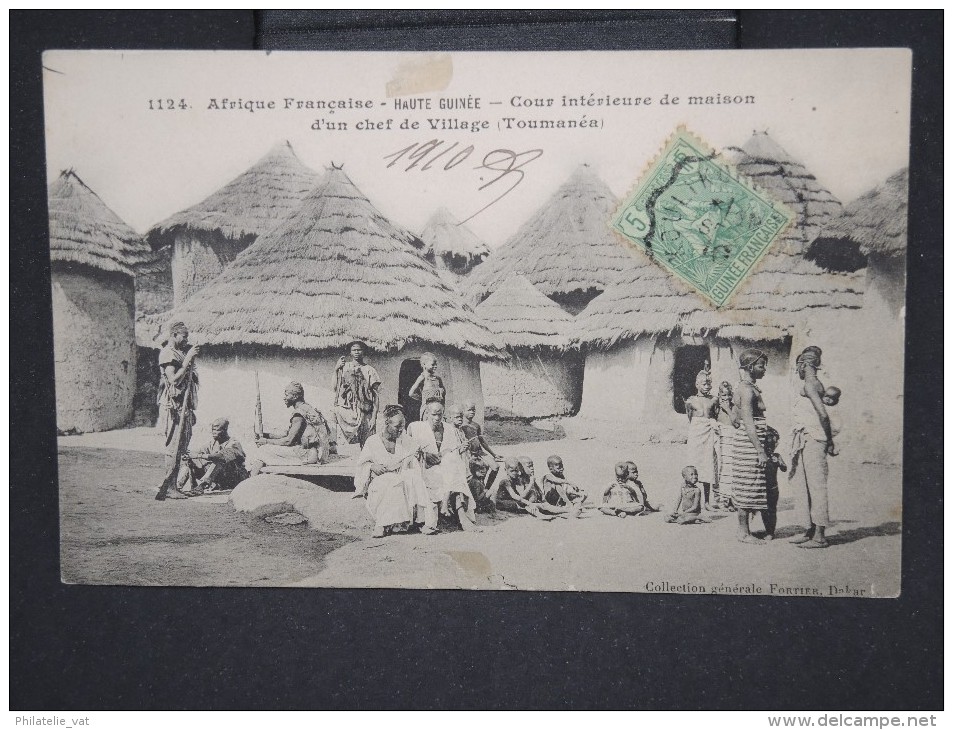 GUINEE FRANCAISE- Carte De Toumanéa    En 1910    éditeur Fortier  à Voir  P6061 - Guinée Française