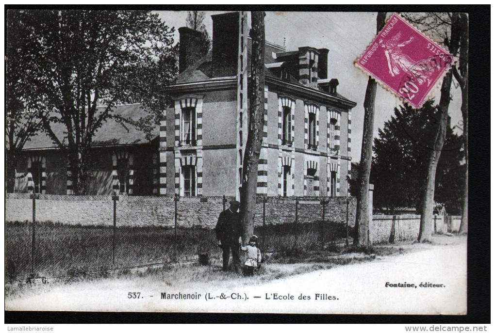 41, MARCHENOIR, L'ECOLE DES FILLES, 2 SCANS - Marchenoir