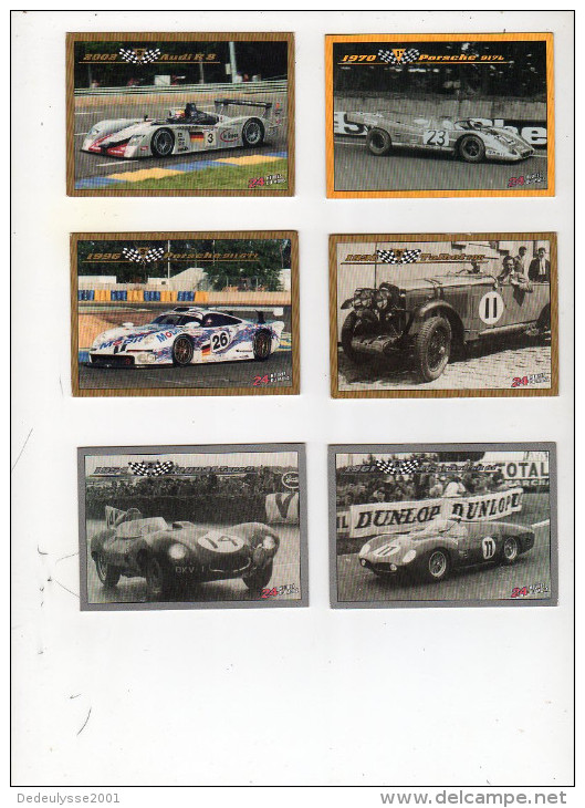 Juin15  69546   Lot De 6 Images  24 HEURES DU MANS  Voiture Victorieuse - Le Mans