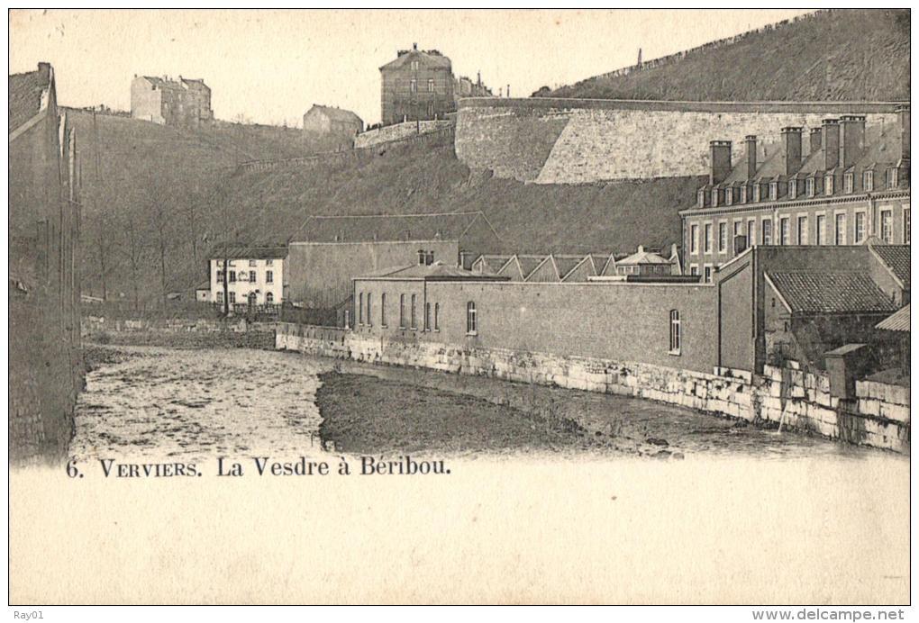 BELGIQUE - LIEGE - VERVIERS - La Vesdre à Béribou. (n°6). - Verviers