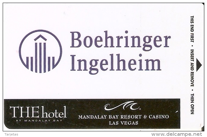 TARJETA DE THE HOTEL MANDALAY BAY CASINO   (KEY CARD-LLAVE) - Cartas De Hotels