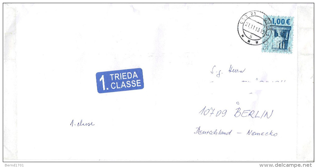 Slowakische Rep. / Slovensko - Umschlag Echt Gelaufen / Cover Used  (407) - Briefe U. Dokumente