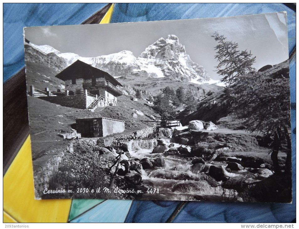 CARTOLINA Di CERVINIA AOSTA I    VIAGGIATA H1046 - Aosta