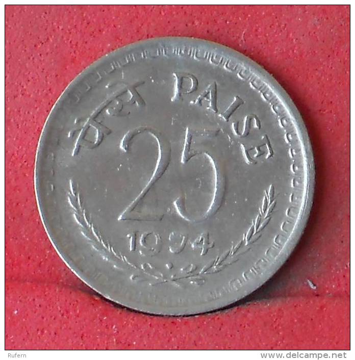 INDIA  25  PAISE  1974   KM# 49,1  -    (Nº11997) - India