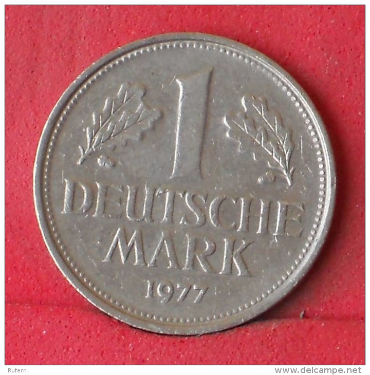 GERMANY FEDERAL REPUBLIK  1  MARK   1977 D   KM# 110  -    (Nº12019) - 1 Marco