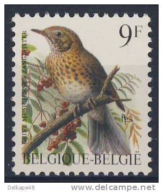 Belgie Belgique Belgium 1991 Mi 2478 YT 2426 ** Turdus Philomelos : Song Thrush / Singdrossel / Grive Musicienne - Zangvogels