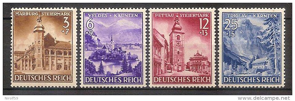 Germany 1941 - Annexation Of Styria And Carinthia - Unused Stamps