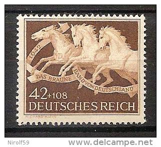 Germany 1942 - 9th Brown Ribbon, Munich - Unused Stamps