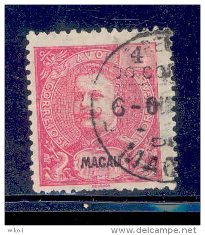 ! ! Macau - 1903 D. Carlos 4 A - Af. 131 - Used - Used Stamps